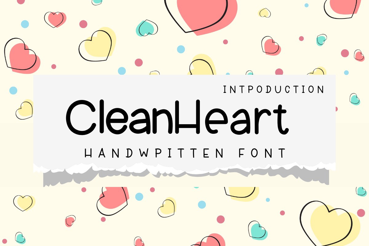 Font Clean Heart