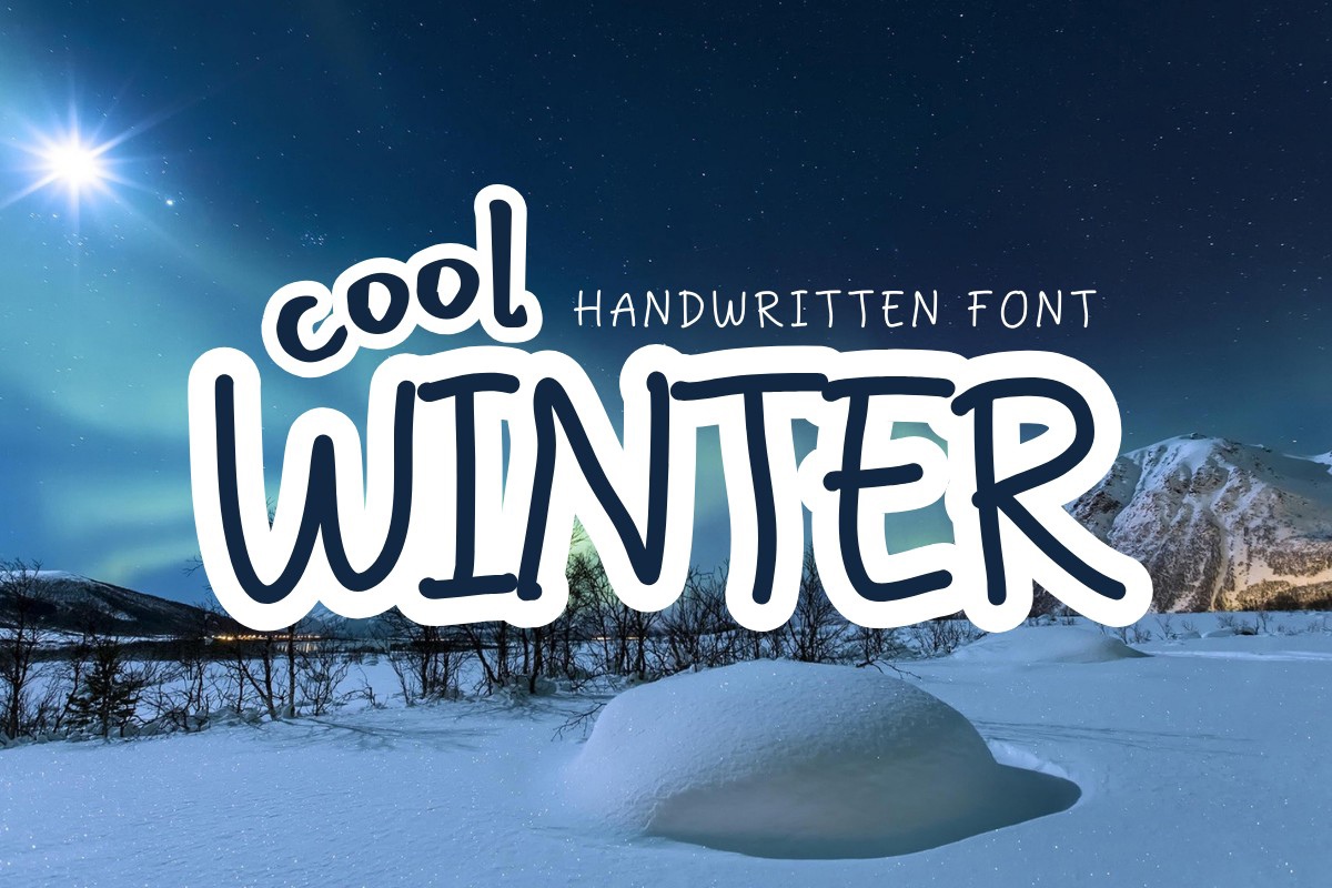 Font Cool Winter