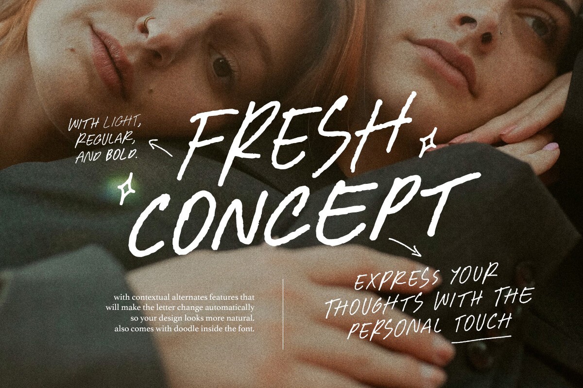 Font Fresh Concept