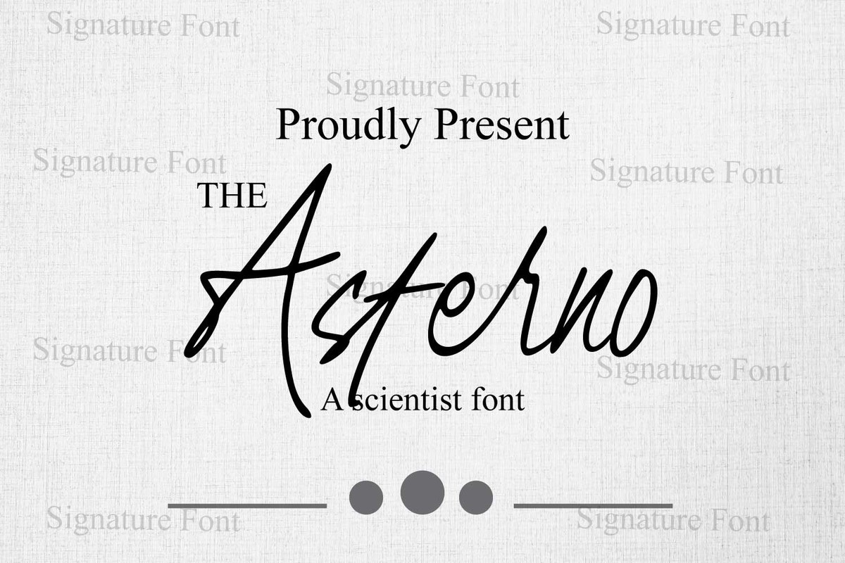 Font Asterno