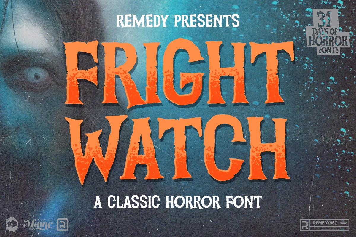 Font Fright Watch