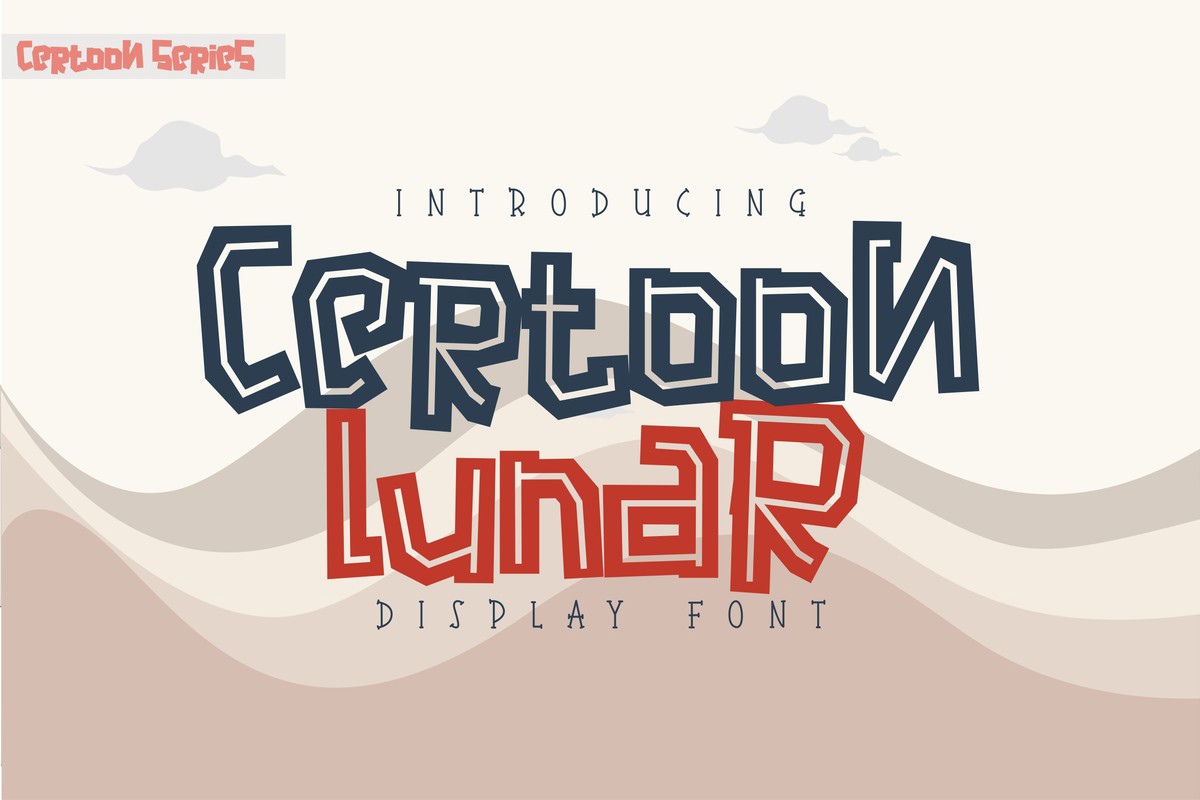 Font Certoon Lunar