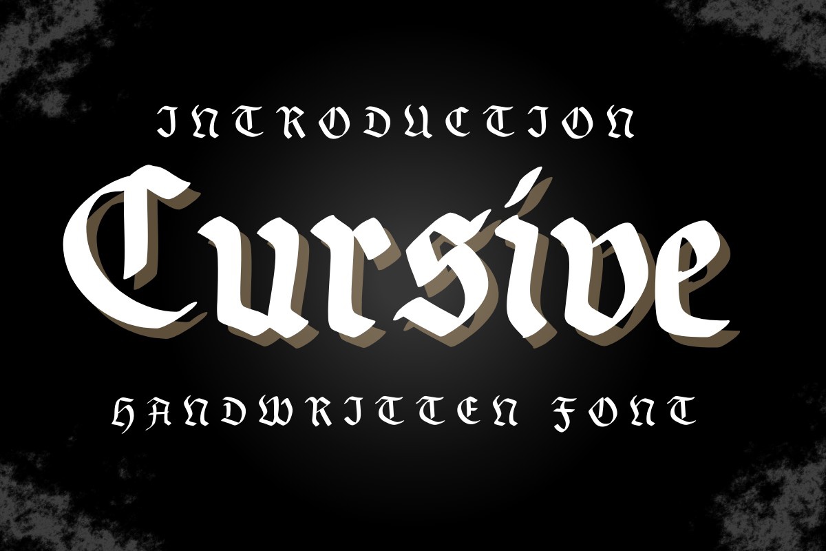 Font Cursive