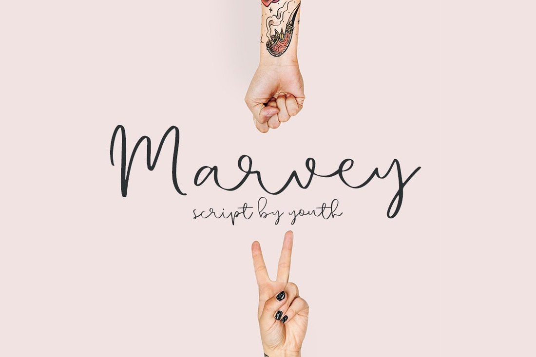 Font Marvey Script