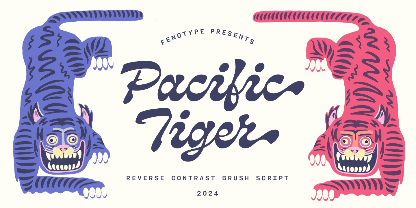 Font Pacific Tiger