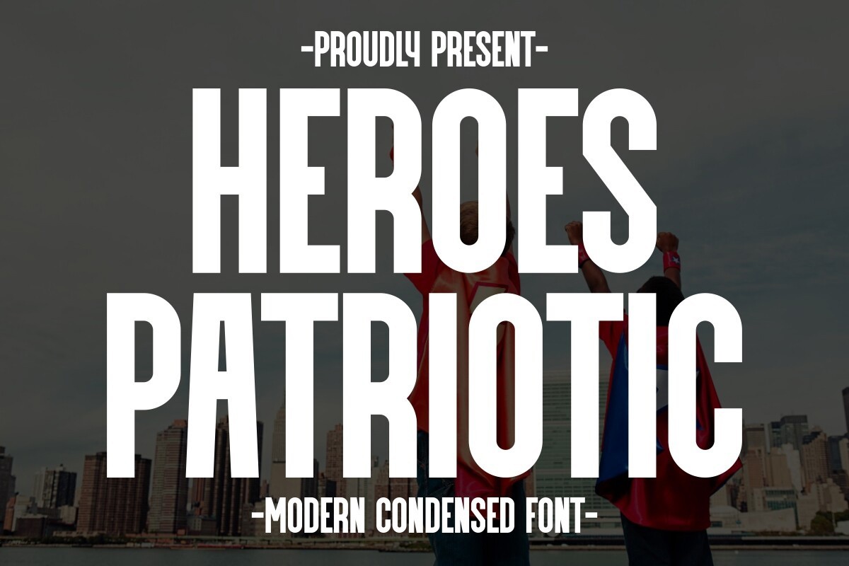 Font Heroes Patriotic