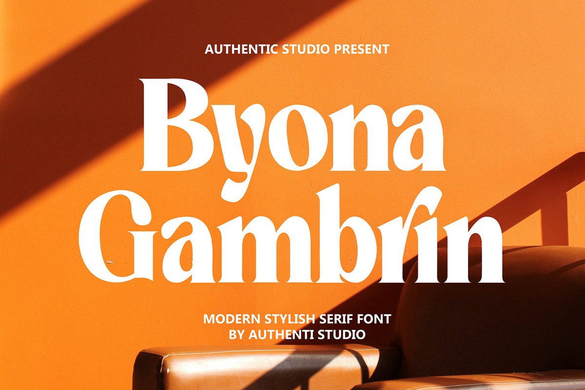 Font Byona Gambrin