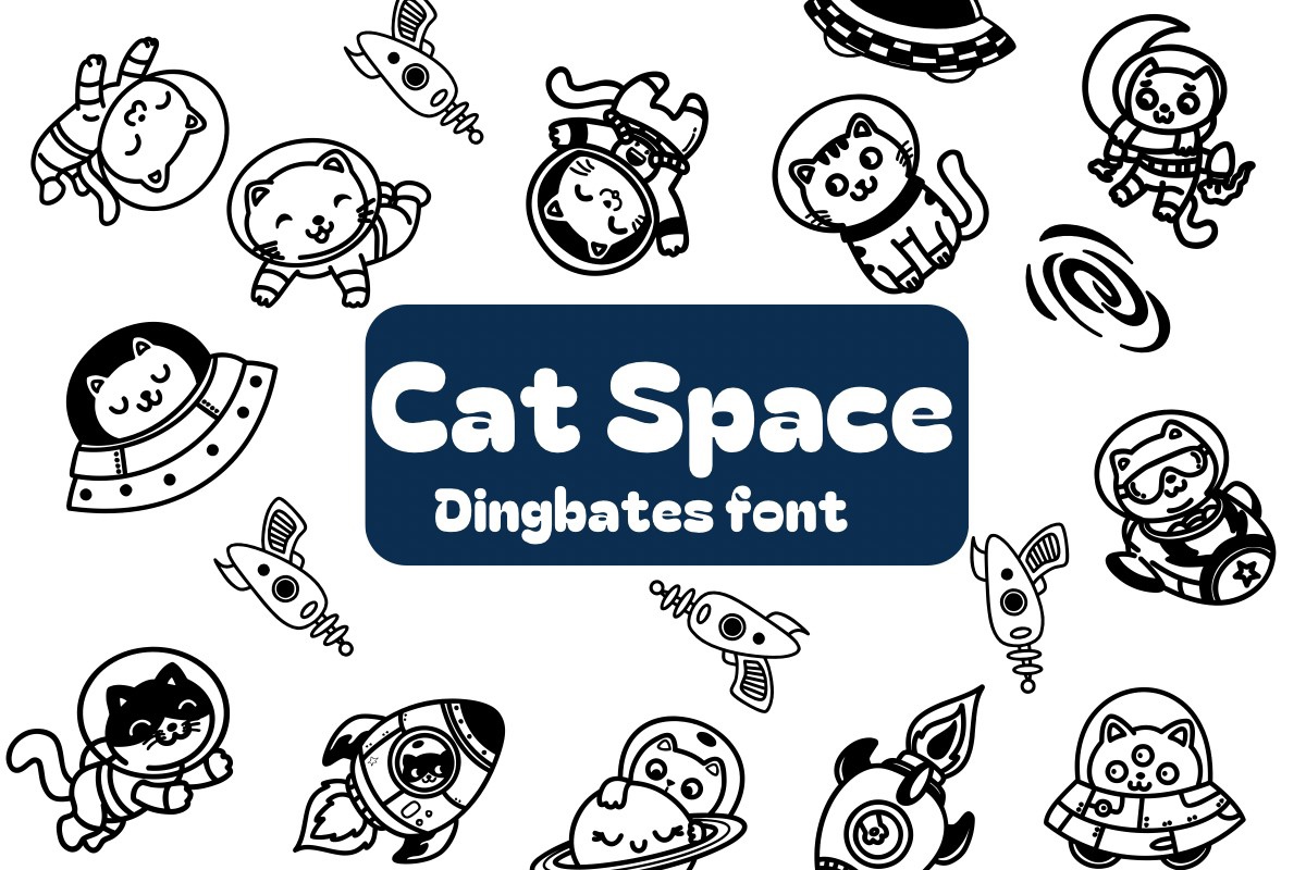 Font Cat Space