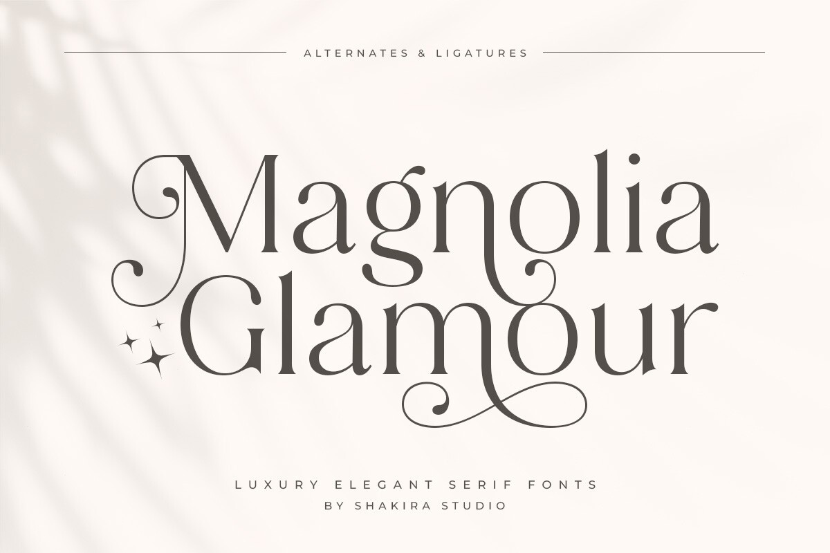 Font Magnolia Glamour