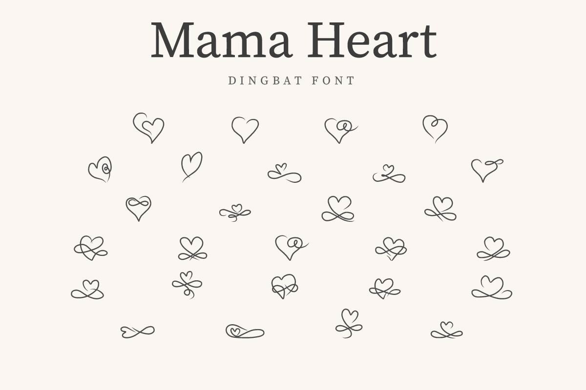 Font MamaHeart