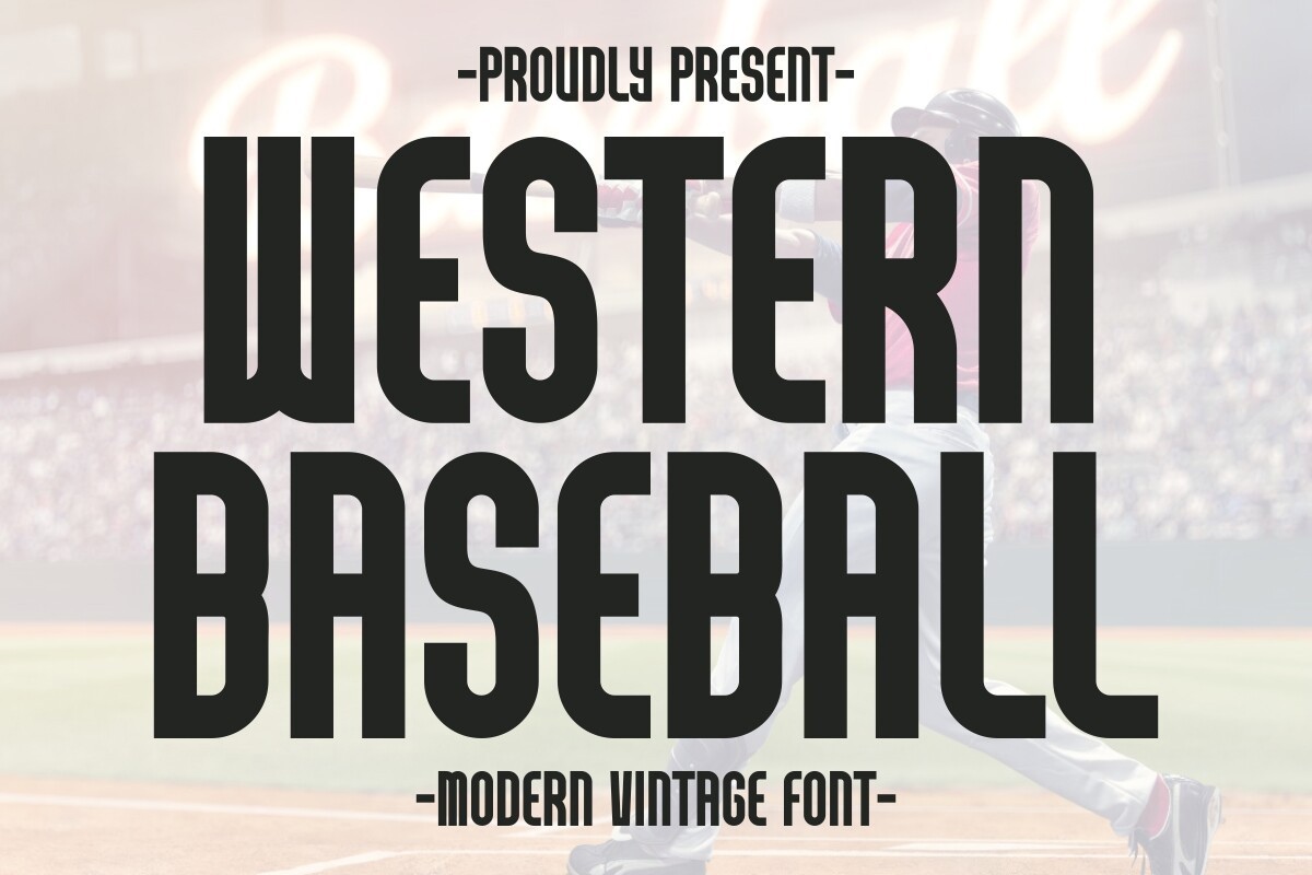 Font Western Baseball