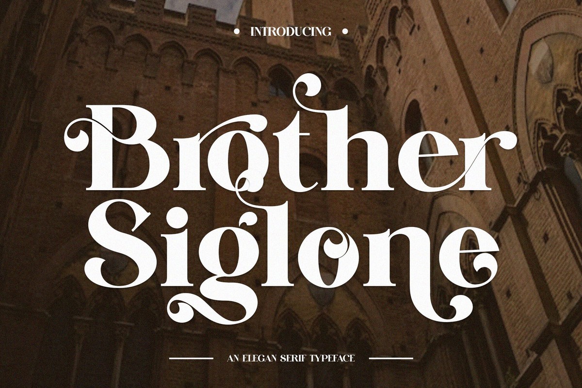 Font Brother Siglone