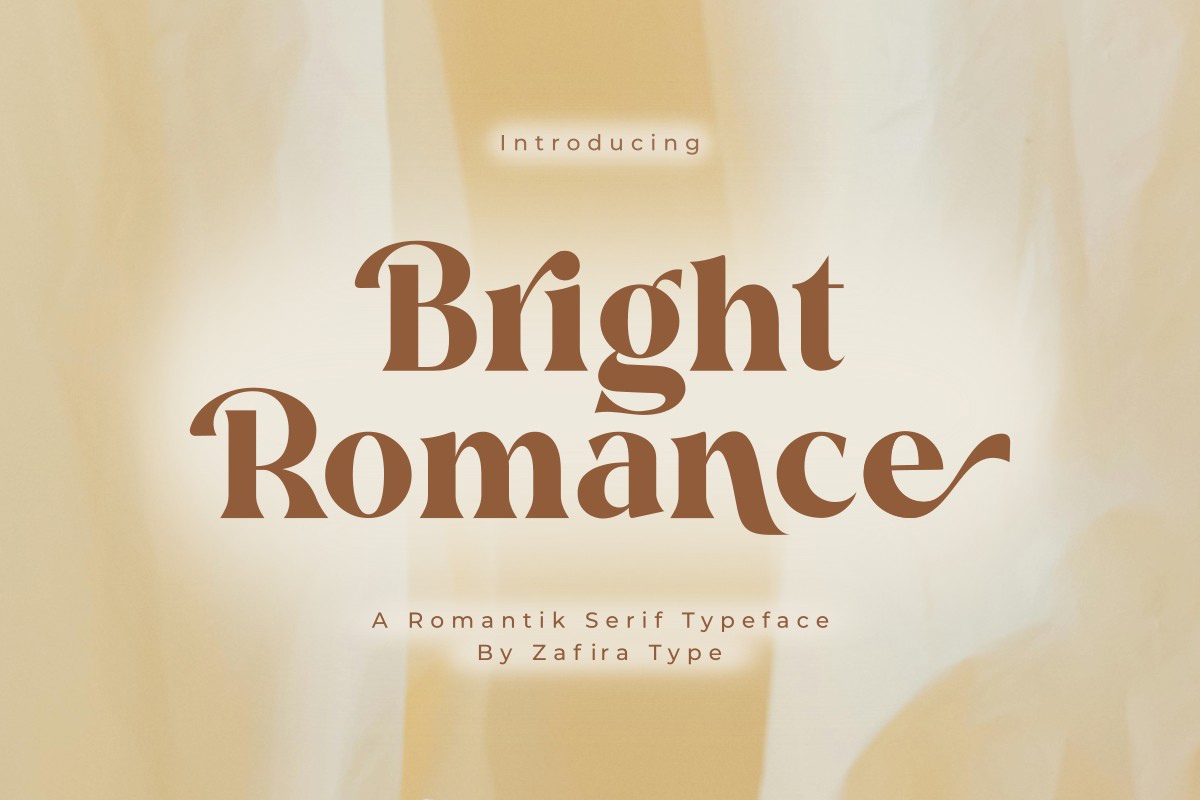 Font Bright Romance