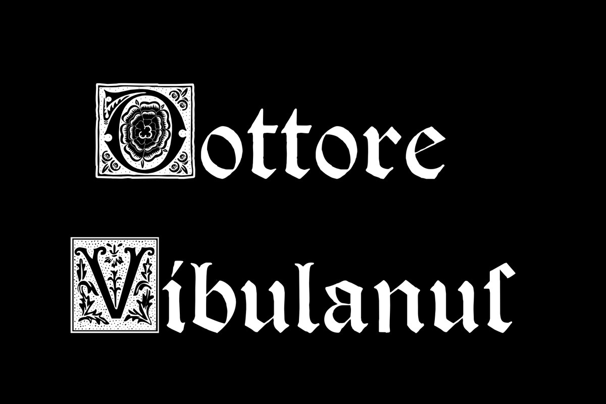 Font Dottore Vibulanus