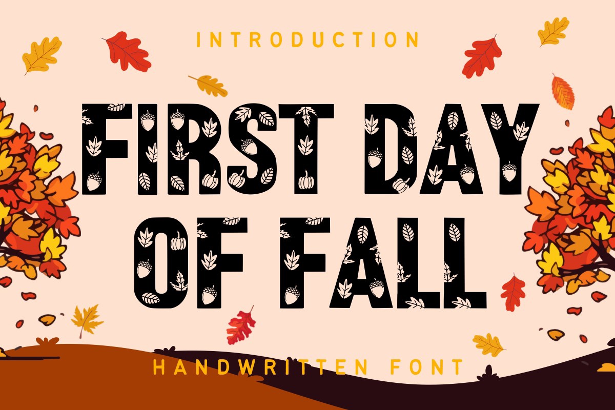 Font First Day of Fall