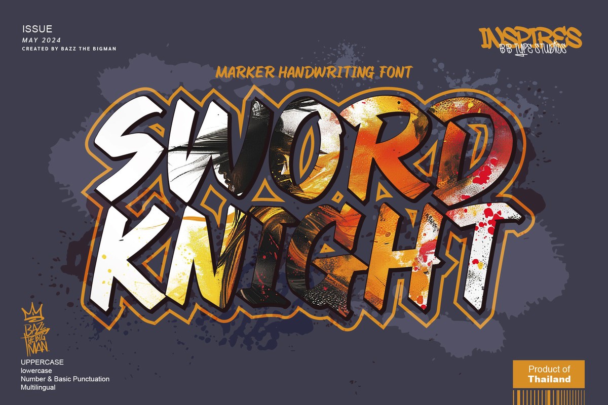 Font Sword Knight