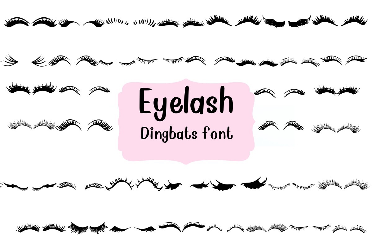 Font Eyelash