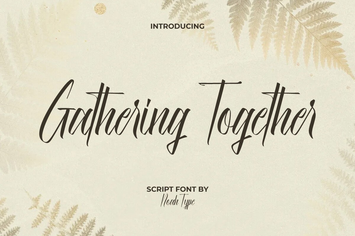 Font Gathering Together