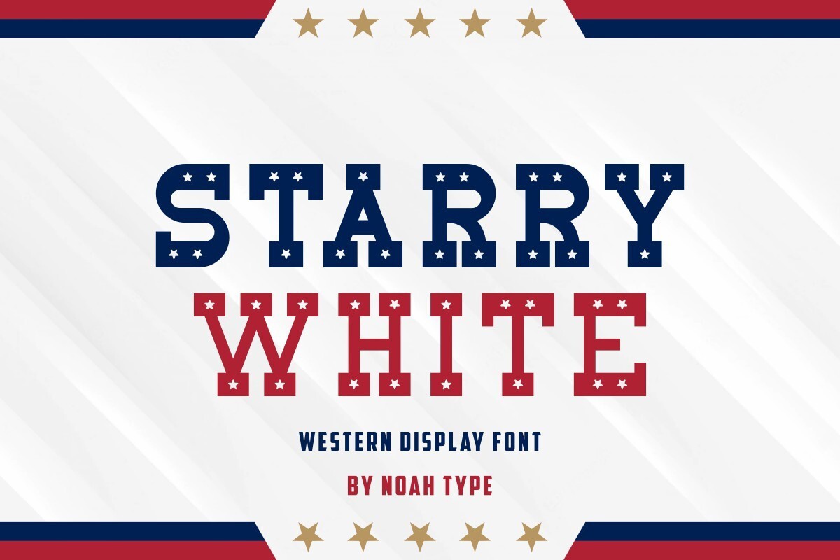 Font Starry White