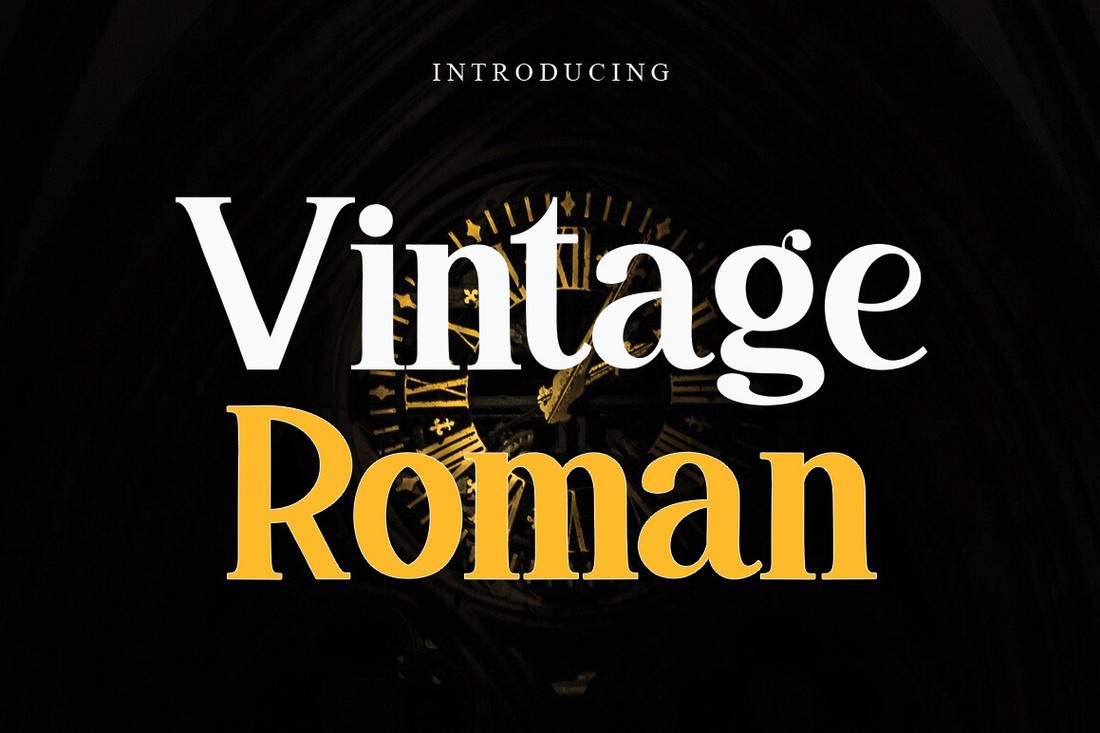 Font Vintage Roman