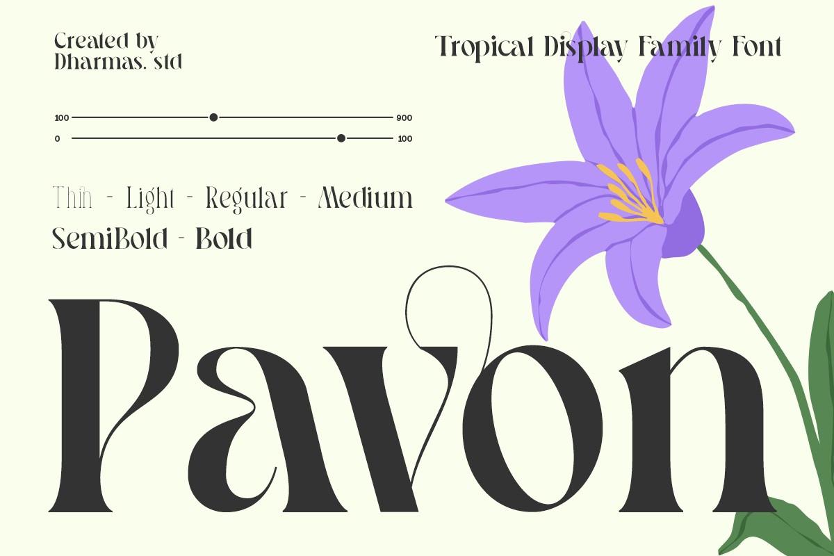 Font Pavon