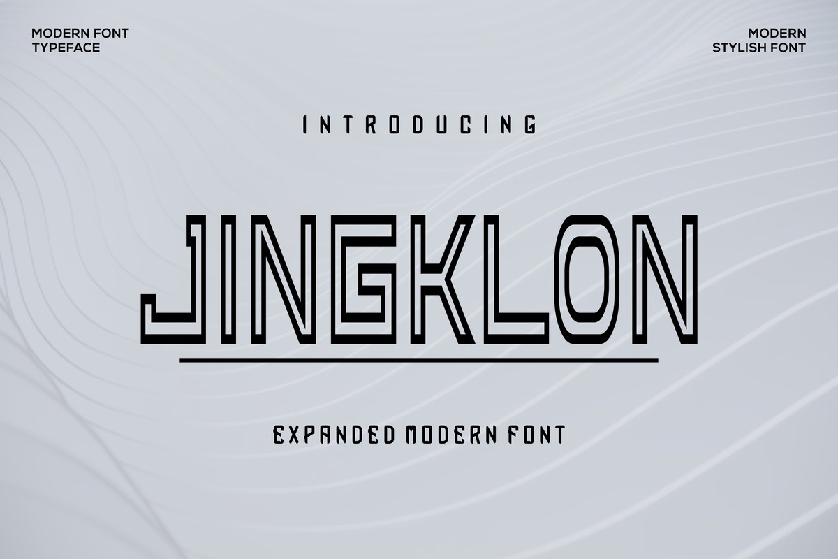 Font Jingklon