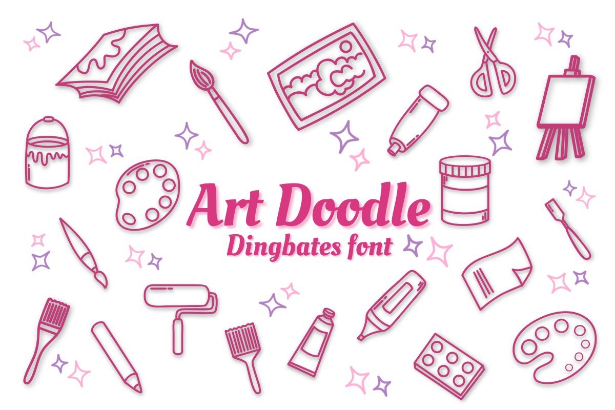 Font Art Doodle