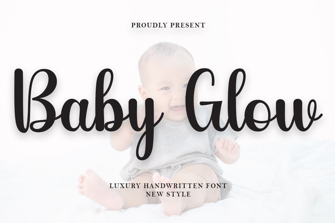 Font Baby Glow