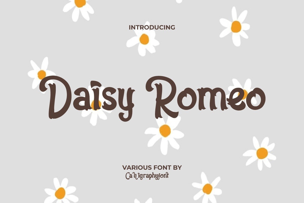 Font Daisy Romeo