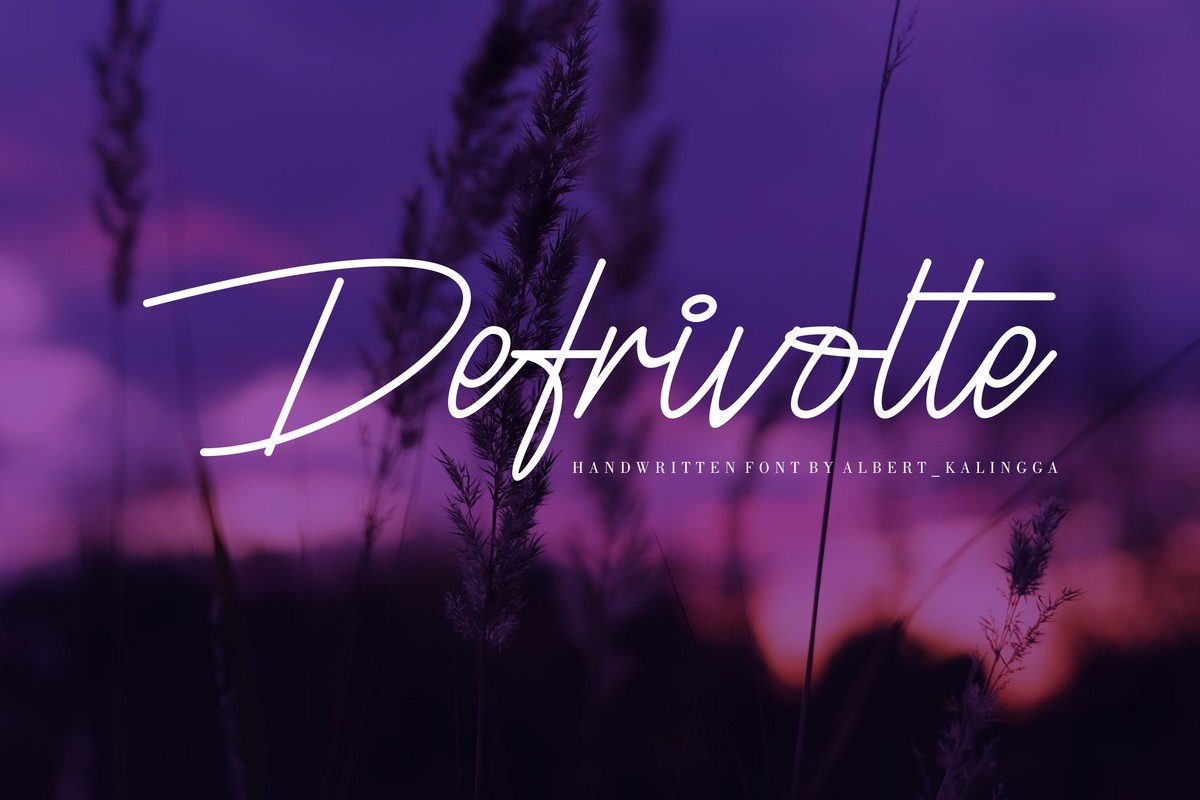 Font Defrivolte