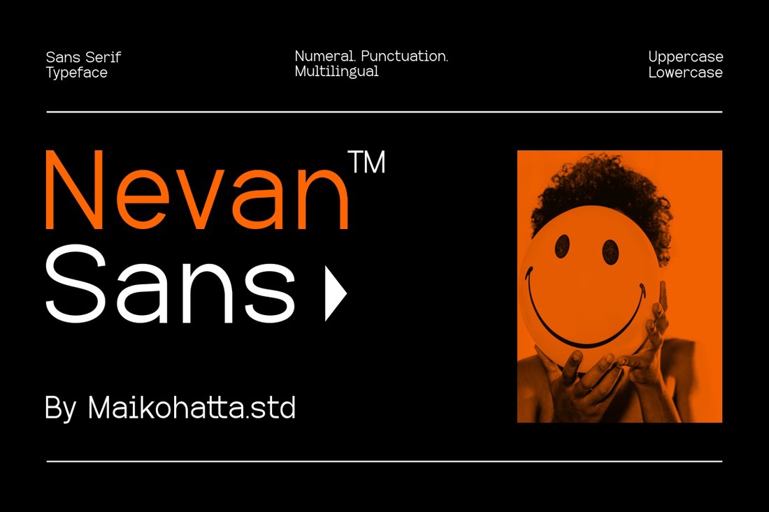 Font Nevan Sans