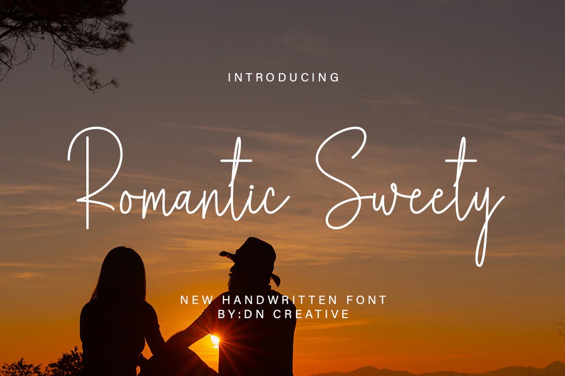 Font Romantic Sweety