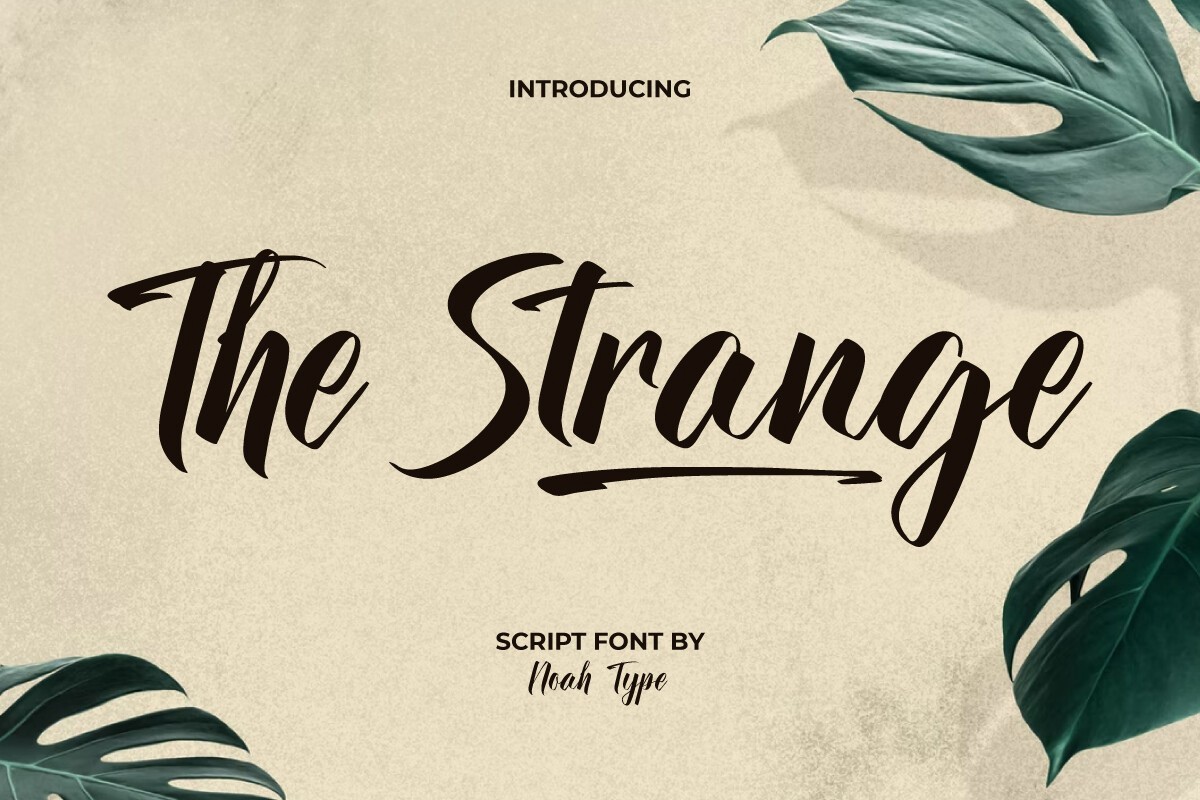 Font The Strange