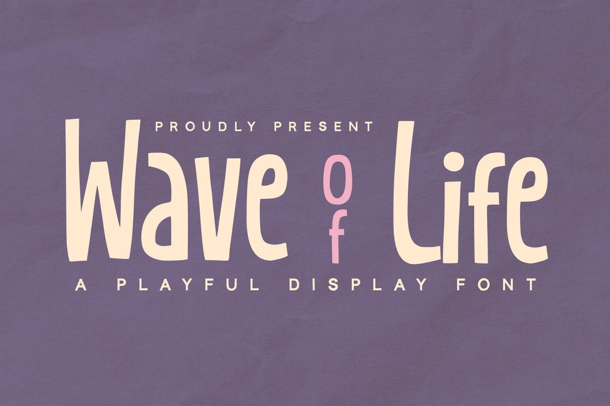 Font Wave of Life