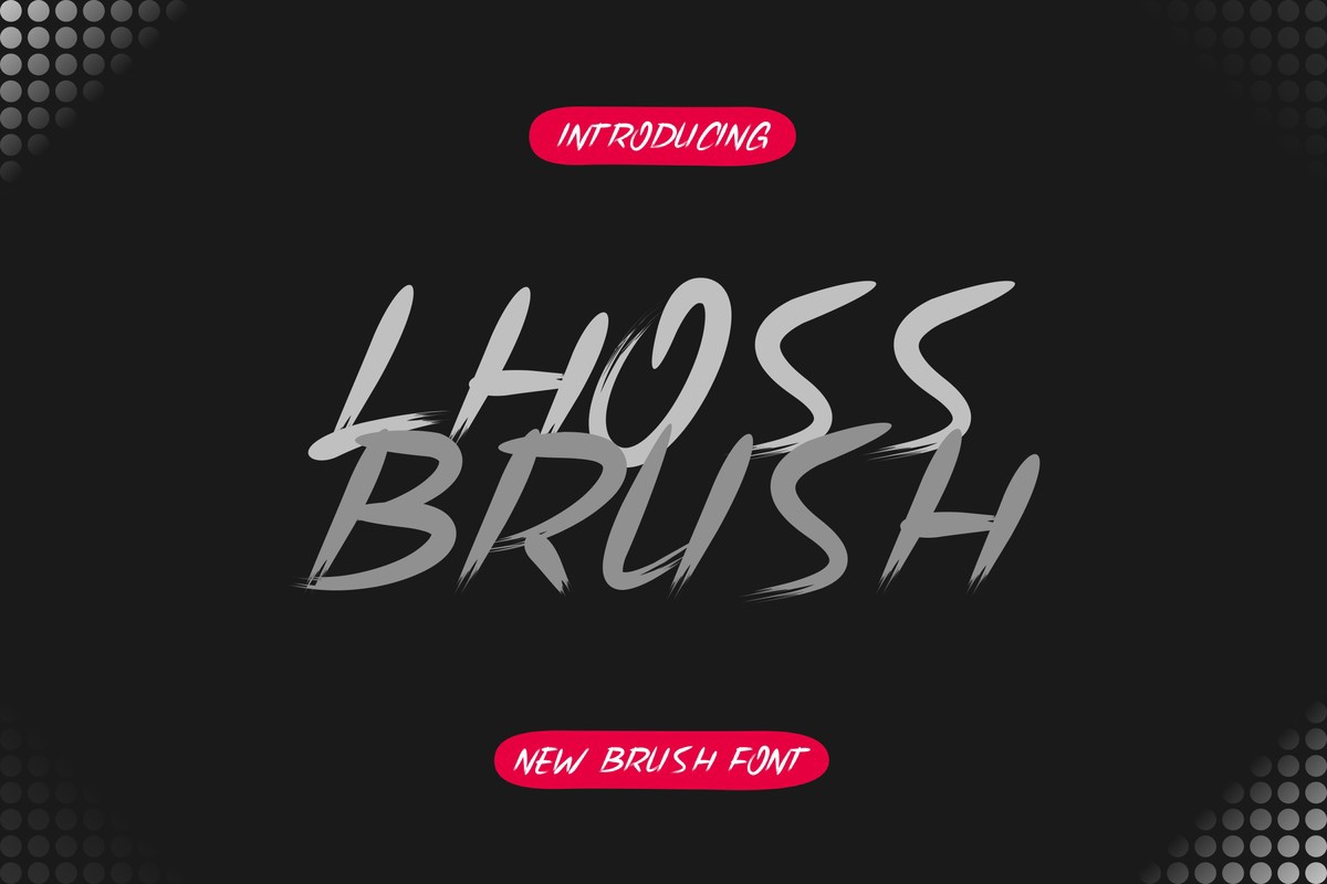 Font Lhoss Brush