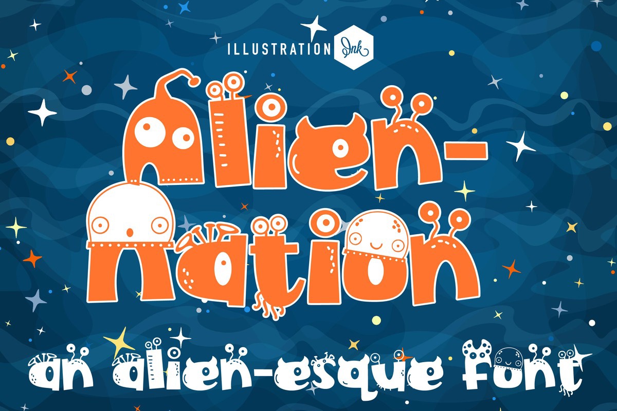 Font PN Alien Nation