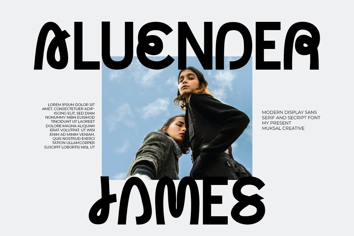 Font Aluender James