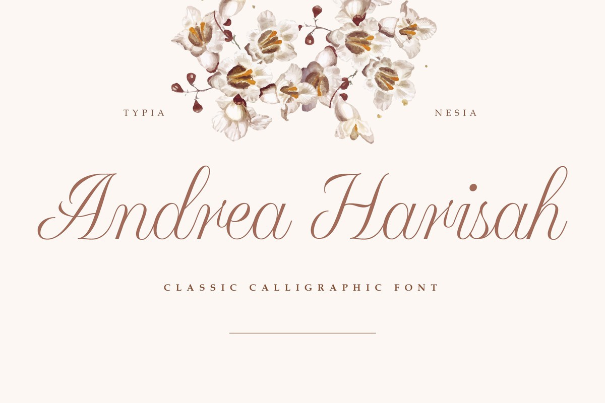 Font Andrea Harisah