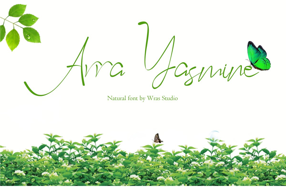 Font Arra Yasmine