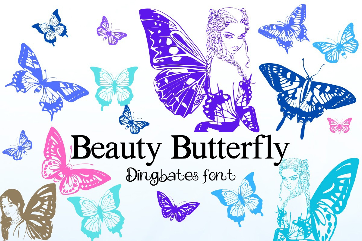 Font Beauty Butterfly