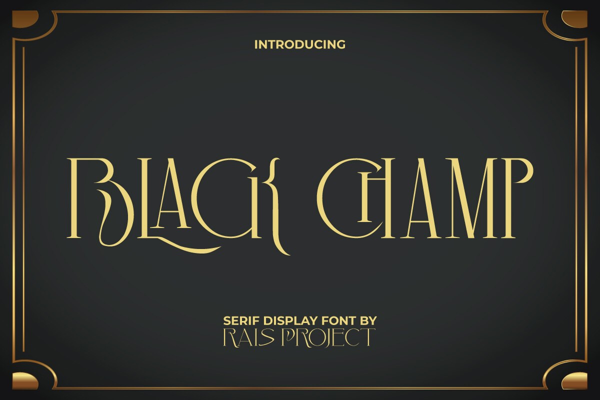 Font Black Champ