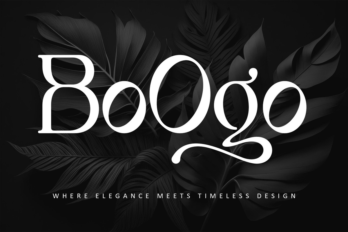 Font Boogo