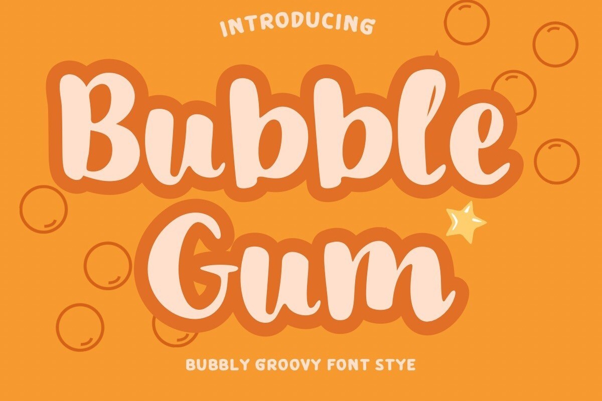 Font Bubble Gum