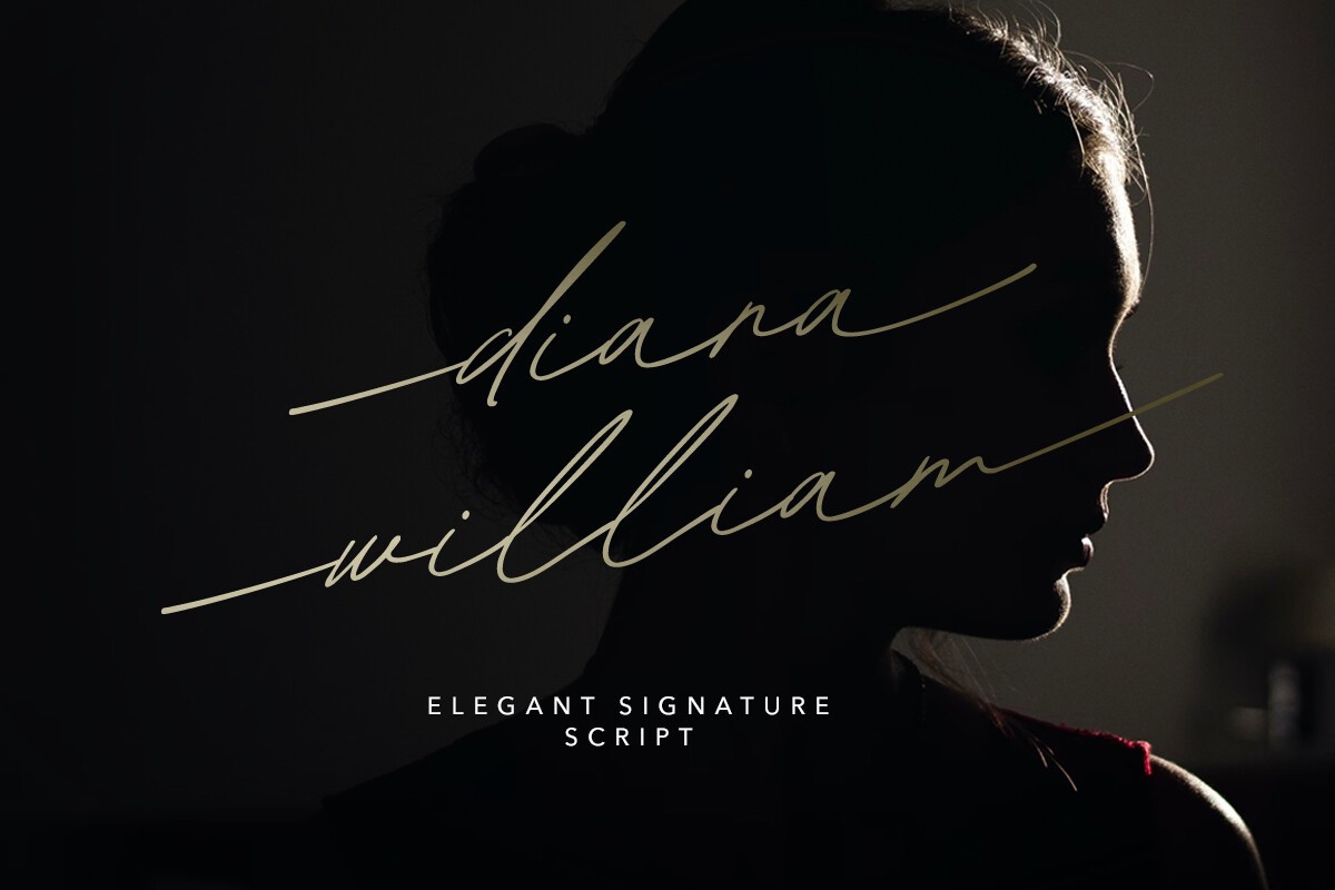 Font Diana William