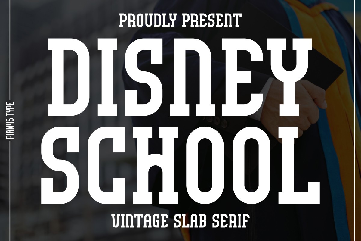 Font Disney School