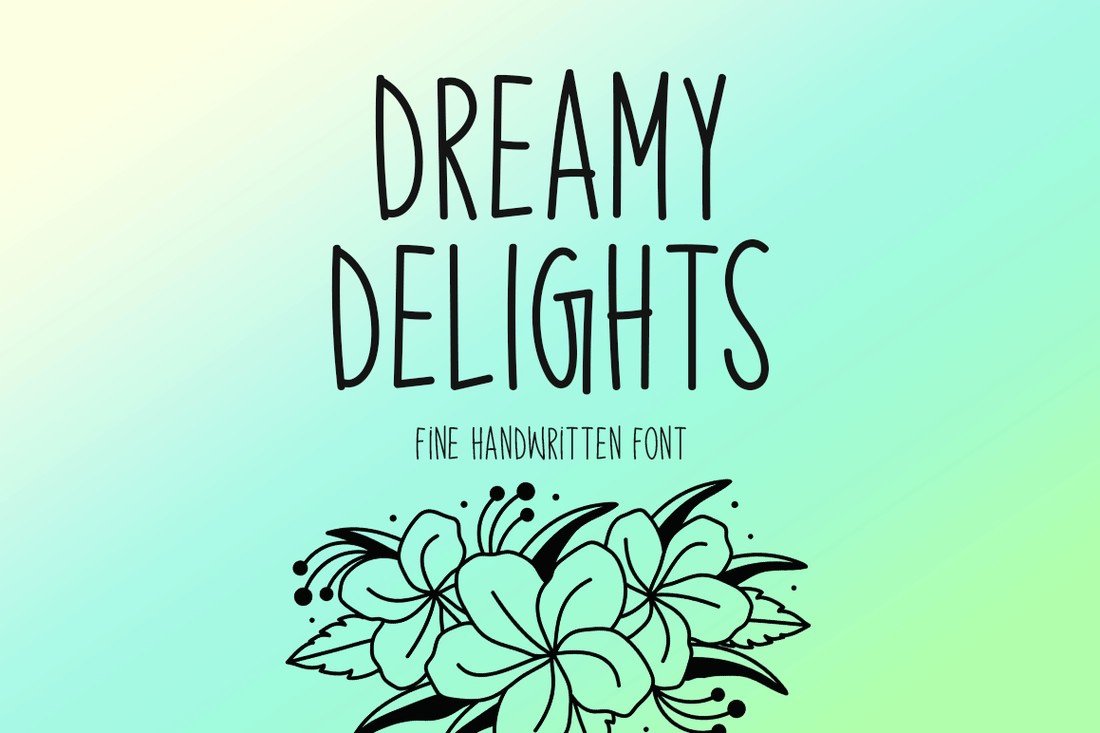 Font Dreamy Delights