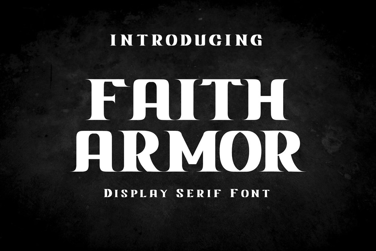 Font Faith Armor