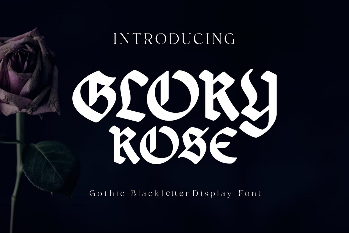 Font Glory Rose