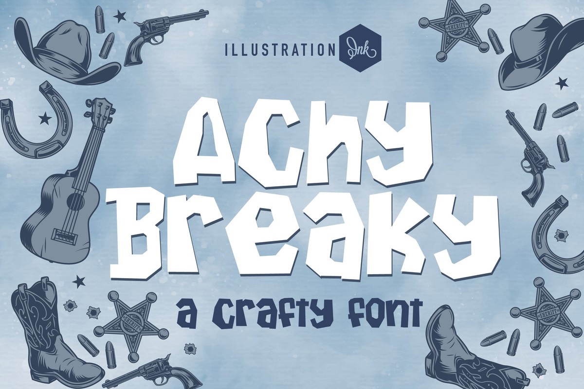 Font ZP Achy Breaky