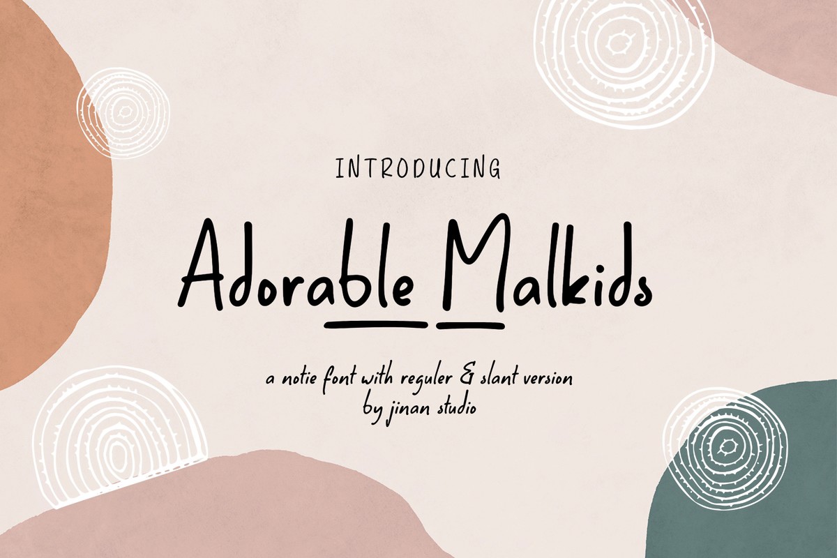 Font Adorable Malkids